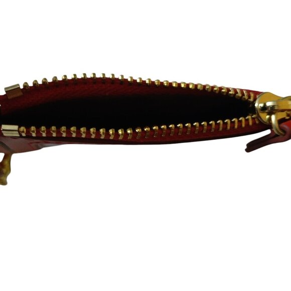 Happy Dream Disney Mickey Mouse Ears ID Travel Wallet Chain Purse Red Vacation - Picture 4 of 4